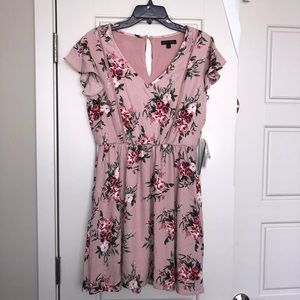 Pink Floral Dress